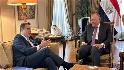 وزير الخارجية يستقبل نائب رئيسة المفوضية الأوروبية والمفوض الأوروبي لنشر وتعزيز أسلوب الحياة الأوروبية (صور)