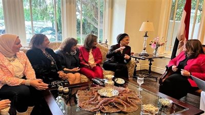 تفاصيل لقاء وزيرة الهجرة الجالية المصرية في كاليفورنيا (صور)