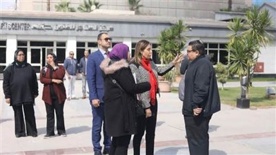 وزيرة الثقافة تتفقد مسرح ساحة مركز الهناجر للفنون قبيل انطلاق فعالياته اليوم