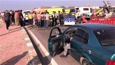أسماء 6 مصابين جراء انقلاب سيارة في المنيا