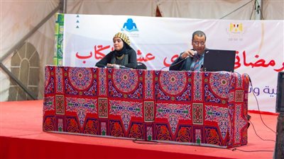 في معرض فيصل للكتاب.. حسام صقر: الإنشاد الديني كانت بدايته مع هجرة الرسول.. وكلماته تمس قلوب سامعيها