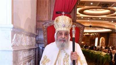 البابا تواضروس يترأس قداس أحد الشعانين من دير الأنبا بيشوي 