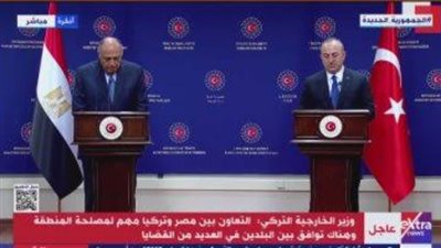 سامح شكرى: هناك إرادة سياسية للارتقاء بالعلاقات المصرية التركية