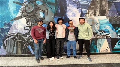 التعليم العالي: فوز طلاب جامعة العلمين الدولية بالمركز الأول بمسابقة بجامعة فيرجينيا تك الأمريكية (صور)