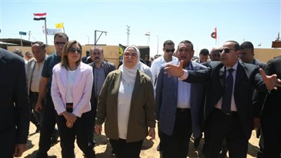 وزيرة الثقافة تشهد افتتاح عدد من المشروعات التنموية وتثمن جهود التعاون بين الوزارات لتنمية أرض الفيروز