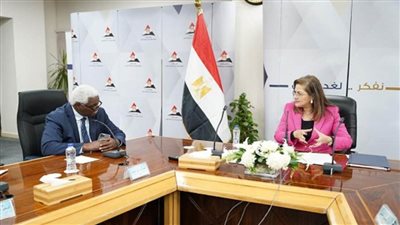 وزيرة التخطيط تلتقي سكرتير عام منظمة المدن والحكومات المحلية المتحدة الإفريقية لبحث سبل التعاون (صور)