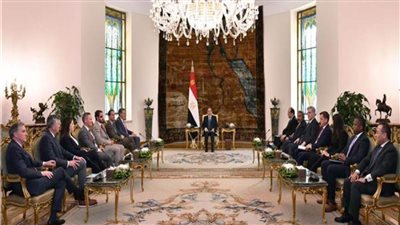 الرئيس السيسي لأعضاء الكونجرس الأمريكي: ضرورة وقف إطلاق النار نهائيًا بالسودان