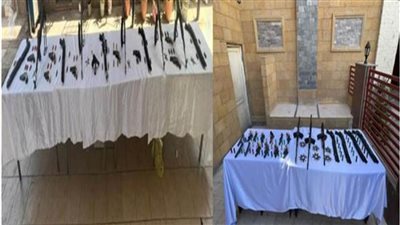 الأمن العام يضبط 36 متهمًا بـ40 قطعة سلاح ناري في أسيوط 