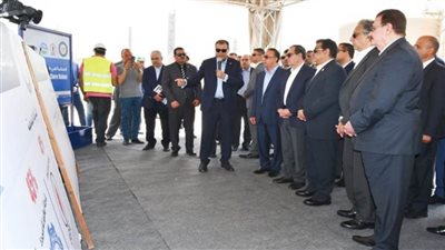 وزير البترول يضع حجر الأساس لشركة شمال أبوقير للمغذيات الزراعية (صور)