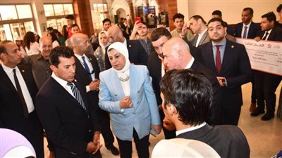وزير الشباب والرياضة يشهد حفل الاعلان عن المشروعات الفائزة بمسابقة برنامج بادر-Bader لتنمية القدرات المالية