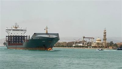 استئناف عبور سفينة البضائع  XIN HAI TONG 23 ضمن قافلة الجنوب بعد إتمام إصلاحها (صور)