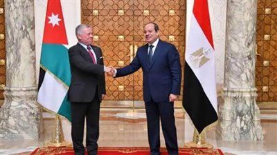 الرئيس السيسي يهنئ ملك الأردن بذكرى يوم الاستقلال