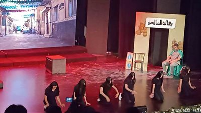 عروض مسرحية ومعارض فينة لطلاب مدرسة مودرن نارمر بمسرح الشباب والرياضة