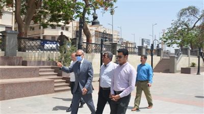 محافظ القليوبية يتفقد كورنيش النيل وممشى أهل مصر 