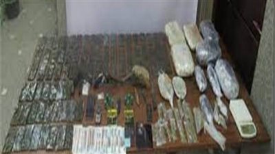 ضبط مسجل خطر بحوزته 33 كيلو حشيش في منطقة الأزبكية  