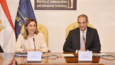 وزيرا الثقافة والاتصالات وتكنولوجيا المعلومات يبحثان مستجدات مشروع إنشاء 
