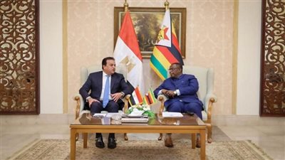 وزير الصحة يلتقي نظيره الزيمبابوي لبحث سبل التعاون المشترك (صور)