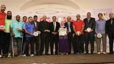 وزير الرياضة يكرم ابطال مصر فى التايكوندو والعاب القوي والاسكواش