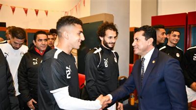 وزير الرياضة يهنئ المنتخب لتأهله إلى أولمبياد باريس والصعود لنهائي أمم إفريقيا 