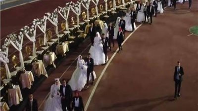 المنطقة الشمالية العسكرية تنظم حفل زفاف جماعي لـ 300 شاب وفتاة