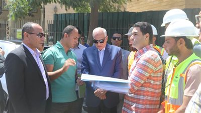 محافظ الجيزة يتفقد نسب تنفيذ مشروع توسعة وتطوير كوبرى 15 مايو