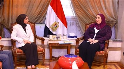 وزيرة التضامن تلتقي سفيرة مملكة البحرين بالقاهرة لبحث تعزيز التعاون