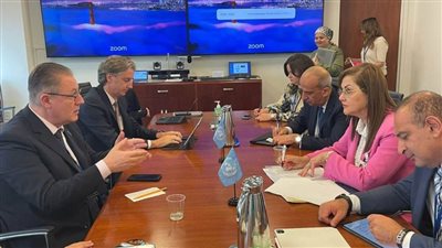 وزيرة التخطيط تبحث سبل التعاون مع المدير الإقليمي لبرنامج الأمم المتحدة الإنمائي للدول العربية