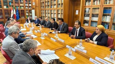 وزير الصحة يبحث مع نظيره الإيطالي دعم التعاون المشترك بين البلدين