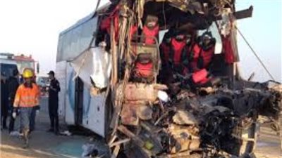 وفاة الحالة الخامسة من مصابي حادث طريق رأس غارب الزعفرانة بالبحر الأحمر