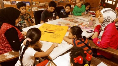 ثقافتنا في إجازتنا.. فعاليات لذوي الهمم وتعليم مبادئ الرسم بثقافة الغربية