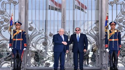 السيسي يستقبل نظيره الفلسطيني ويؤكد دعم مصر الثابت والتاريخي للشعب الفلسطيني (صور)