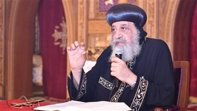 البابا تواضروس يلقي عظته الأسبوعية من المقر البابوي بالعباسية