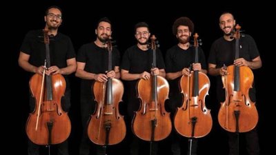 مجموعة التشيللو ونسمة ولينا فى المحكى ومواويل بالخارجى