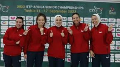 وزير الرياضة يهنئ منتخب سيدات تنس الطاولة بالفوز ببطولة أفريقيا والتأهل لأولمبياد باريس2024