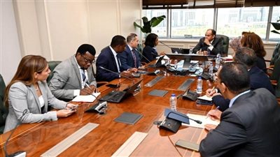 وزير التجارة يستعرض مع وفد البنك الإفريقي للتصدير والاستيراد الترتيبات النهائية لاستضافة القاهرة للمعرض الإفريقي الثالث للتجارة البينية