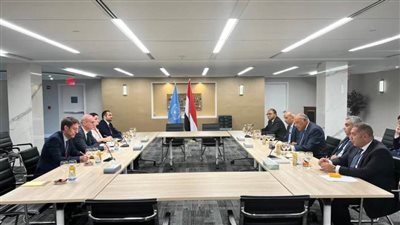 وزير الخارجية يلتقي مع وزير شئون أوروبا والخارجية الألبانية على هامش أعمال الجمعية العامة للأمم المتحدة