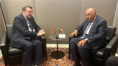 شكري يعقد اجتماعا مع وزير خارجية بيلاروسيا على هامش أعمال الجمعية العامة للأمم المتحدة