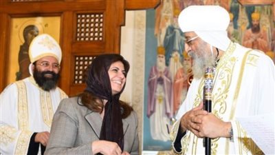 بحضور البابا.. وزيرة الهجرة: المصريون يتقاسمون محبة العائلة المقدسة ويتعاملون بتسامح وأخوة