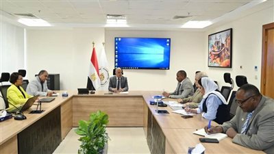 وزير الري يبحث مع مدير عام المنظمة العربية للتنمية الزراعية سبل تعزيز التعاون