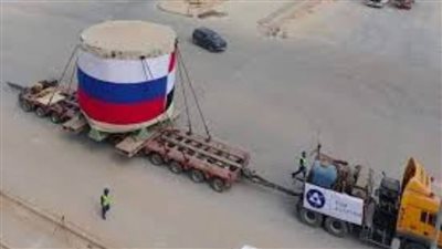 نقل مصيدة قلب المفاعل للوحدة النووية الأولى بالضبعة تمهيدا لتركيبها 6 أكتوبر