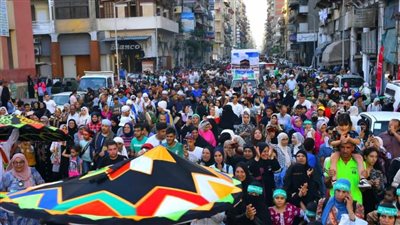 أجواء كرنڤالية في احتفالات ثقافة بورسعيد بالمولد النبوي الشريف 