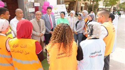 وزيرة التضامن توجه بتكثيف الأنشطة المختلفة‪ ‬لاستثمار طاقات الطلاب فى التوعية بأضرار المخدرات (صور)