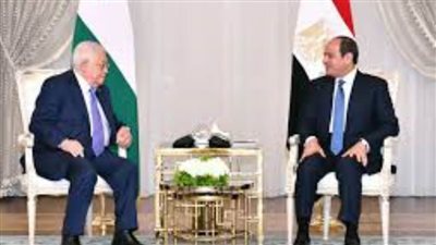 السيسي وأبو مازن: تحقيق الاستقرار بالمنطقة يتطلب حلا عادلا وشاملا للقضية الفلسطينية