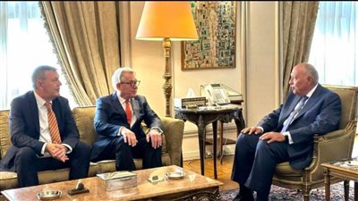 وزير الخارجية يستقبل منسق الأمم المتحدة الخاص لعملية السلام في الشرق الأوسط والمفوض العام لوكالة الأونروا