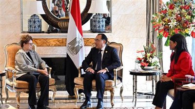  رئيس الوزراء يلتقي رئيسة بنك التنمية الجديد التابع لتجمع 