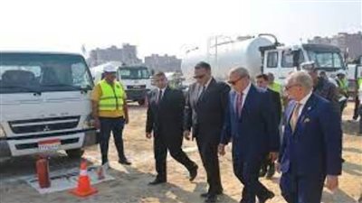 لمواجهة الأزمات والكوارث.. جولة تفقدية لمحافظ القاهرة لاصطفاف المعدات الهندسية والمركبات