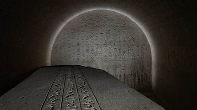 الكشف عن مقبرة الكاتب الملكي بأبوصير