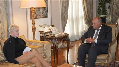 وزير الخارجية يستقبل المدير التنفيذي لبرنامج الغذاء العالمي