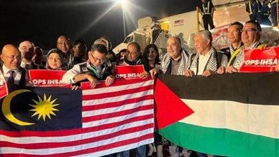مشاركة السفير المصري في مراسم شحن الدفعة الأولى من المساعدات الإنسانية المقدمة من ماليزيا لقطاع غزة
