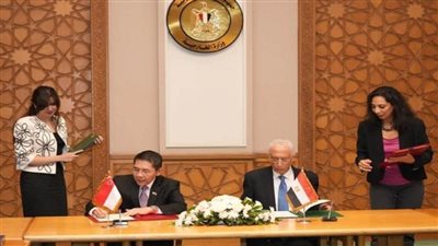 مصر وسنغافورة يناقشان الوضع الإنساني المتدهور بغزة (صور)